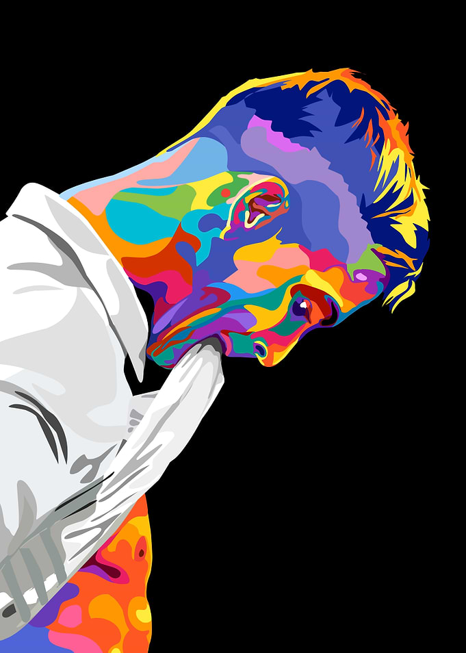 Cristiano roanal Pop Art Portrait
