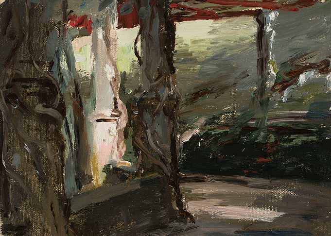 Impressionistic Garden Painting