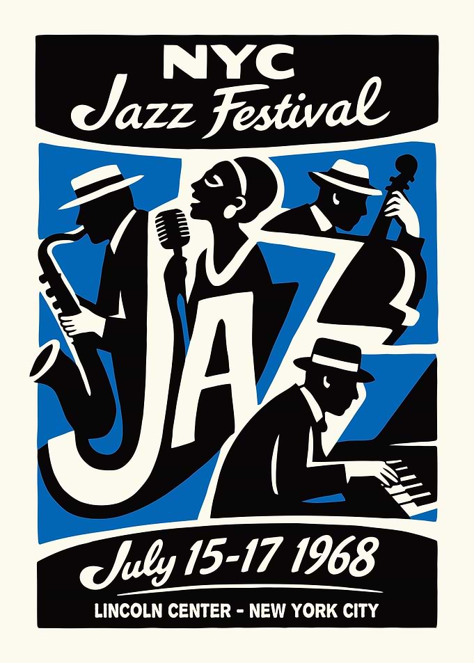 NYC Jazz Festival 1968 Poster