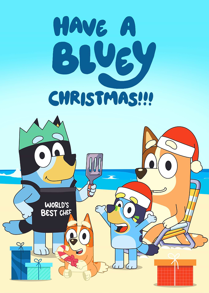 Have a Bluey Christmas Cartoon