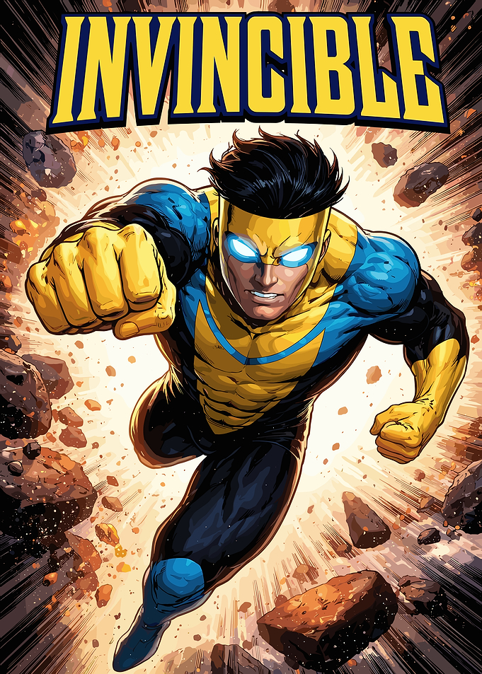 Invincible Comic Book Cover Art