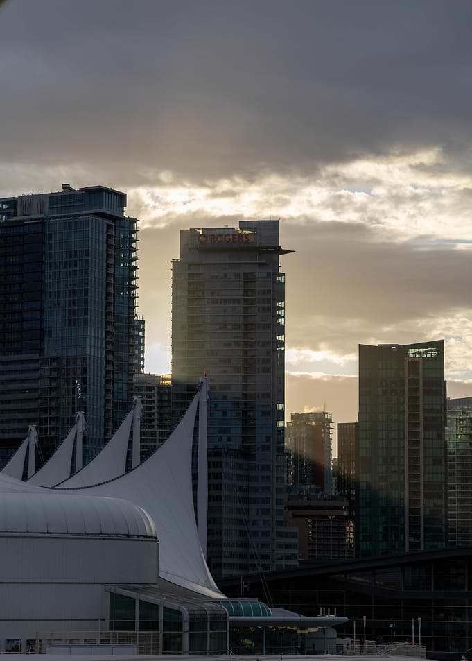 Vancouver Cityscape at Sunset