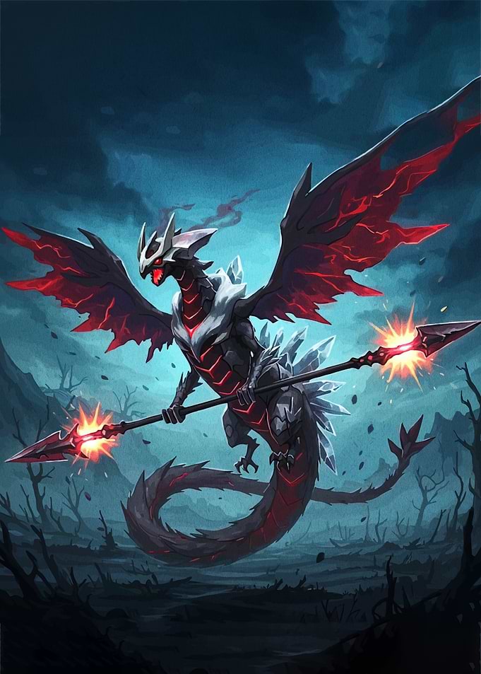 Dragon Warrior with Spear