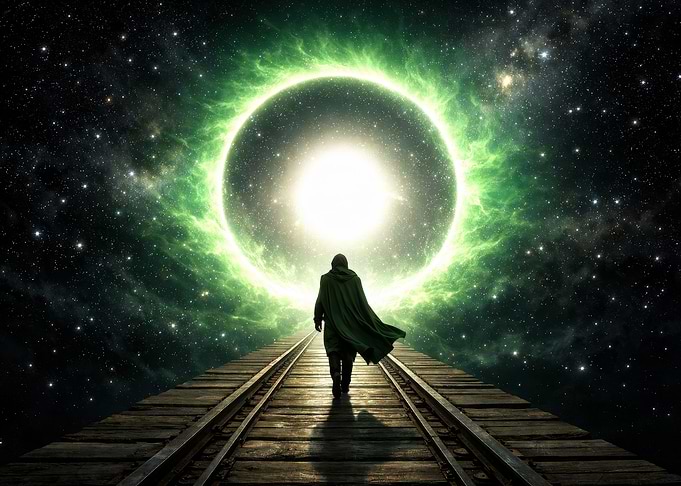 Mystical Journey on Railroad Tracks
