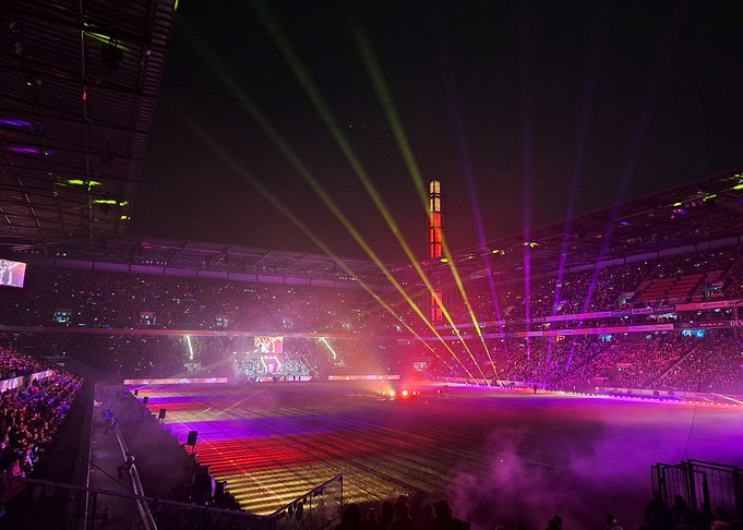 Cologne Stadion on Christmas