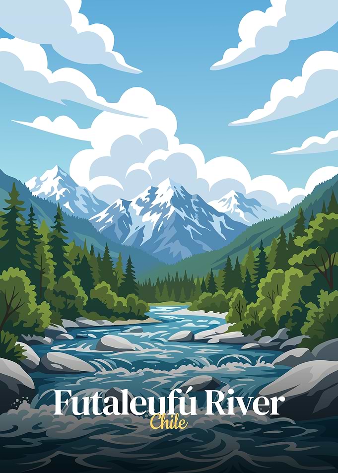 Futaleufú River, Chile Landscape