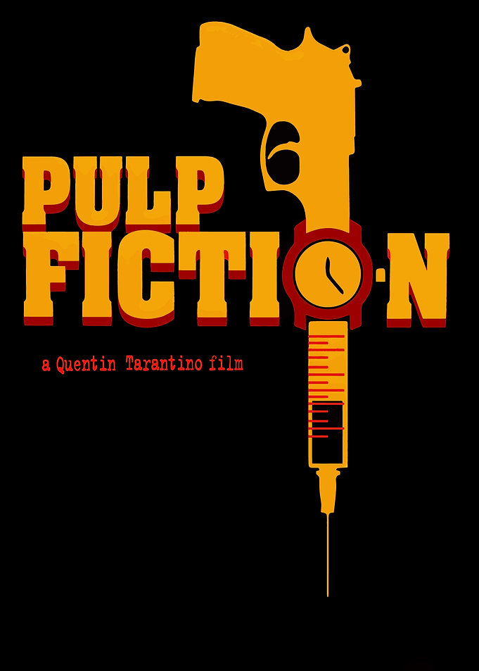 Pulp Fiction Movie Poster Art