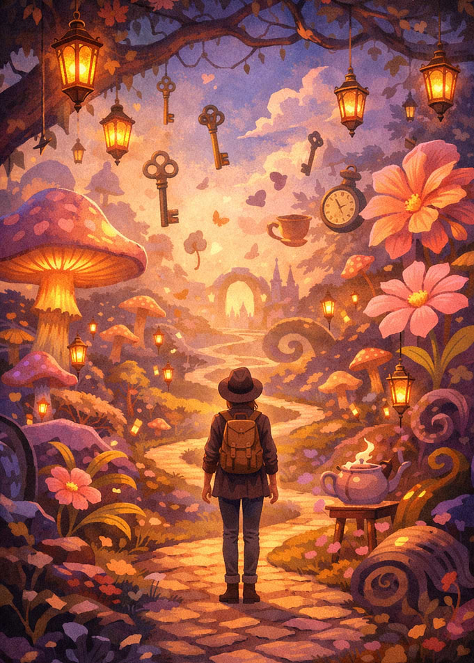 Whimsical Journey Through Enchanted Forest