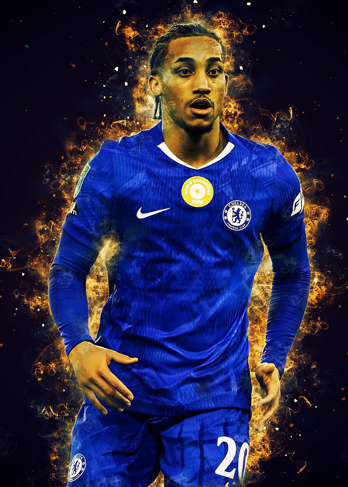 Joao Pedro Football Player Digital Art