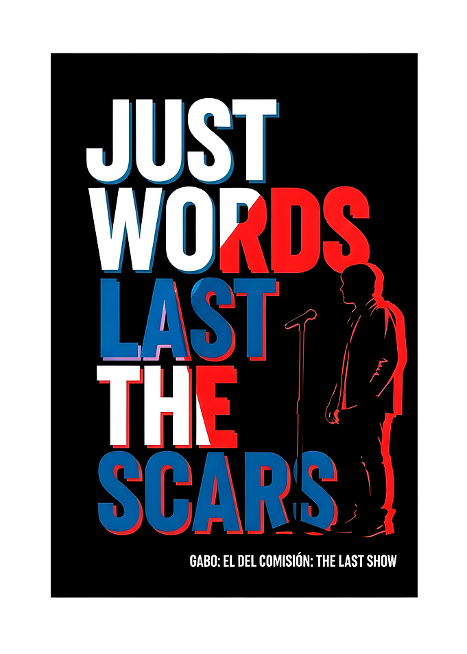 Just Words Last The Scars Poster