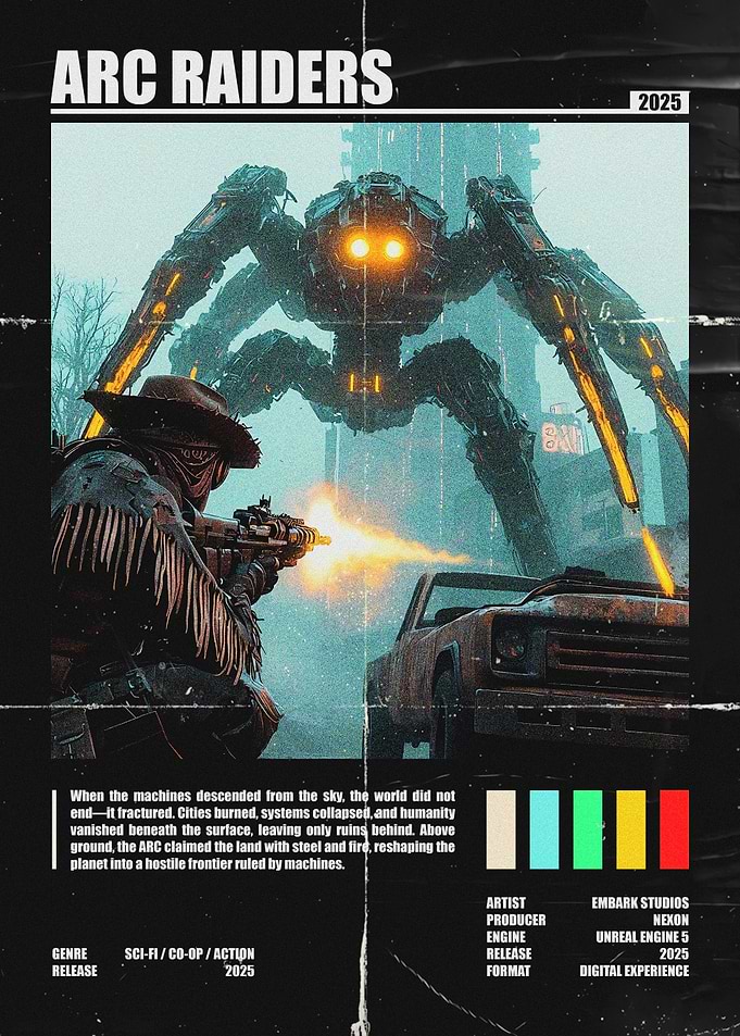 Arc Raiders: Sci-Fi Action Poster