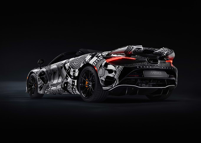 McLaren MSO with Custom Black and White Wrap