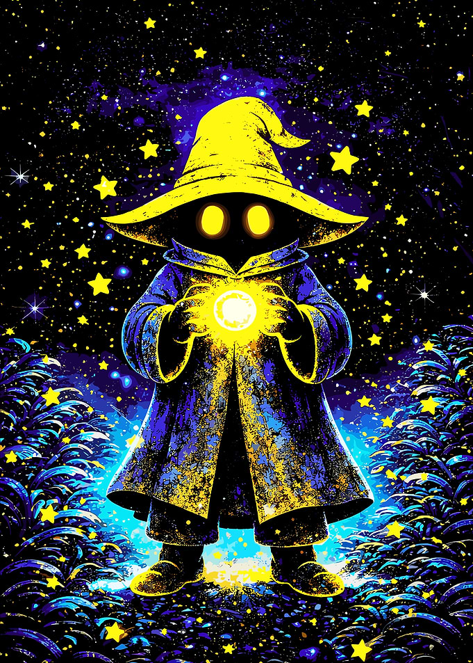 Vivi Ornitier in a Starry Night