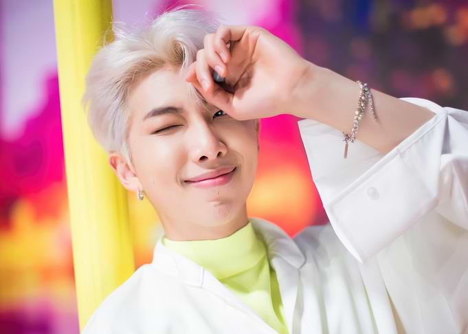 RM of BTS Winking Portrait