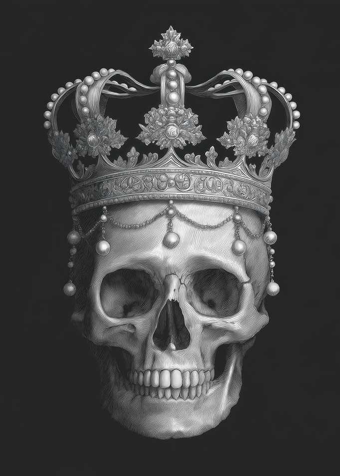 Skull with Crown