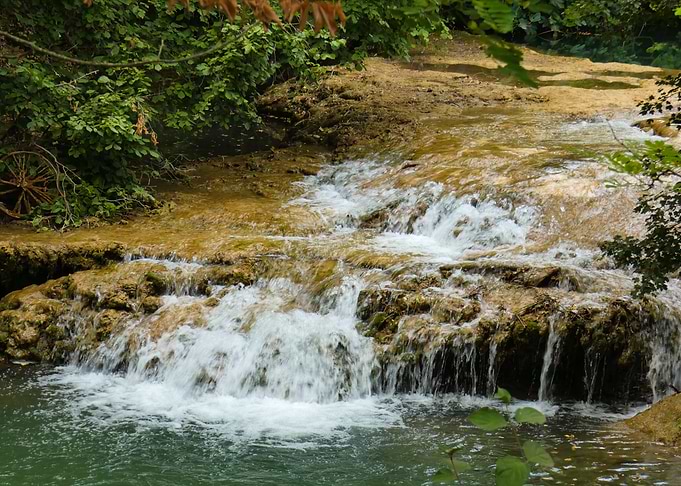 Photography of Waterfall in a Lush Green Forest
