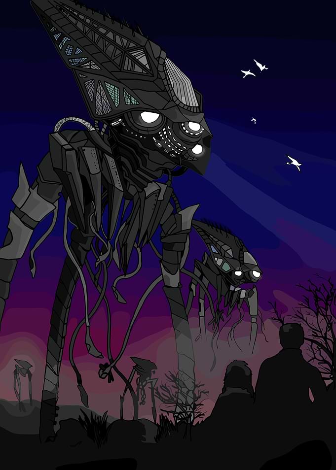 War of the Worlds Invasion Illustration