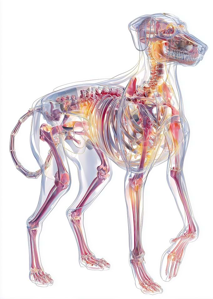 Dog Anatomy Illustration