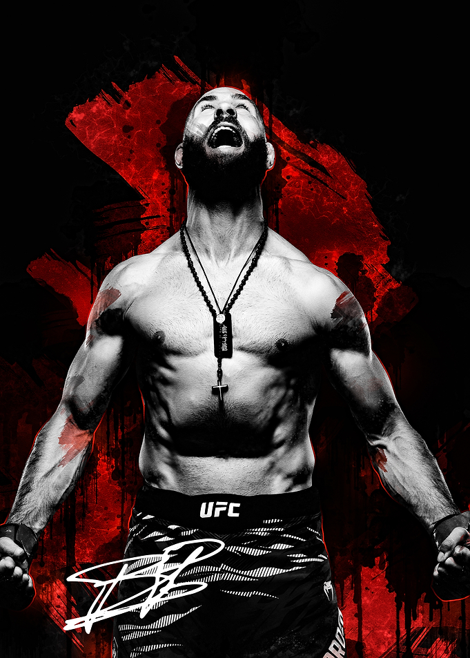 Jiri Prochazka UFC Fighter Portrait