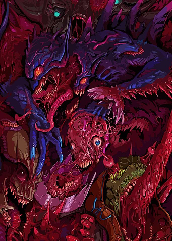 Monstrous Creatures in Dark Fantasy Art