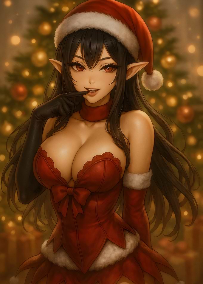 Christmas Anime Girl