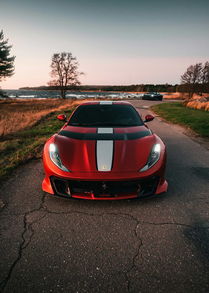 Ferrari 812 Competizione on Coastal Road