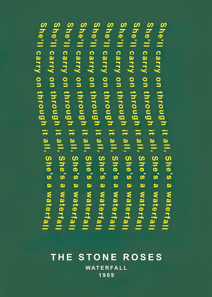 The Stone Roses - Waterfall Album Art
