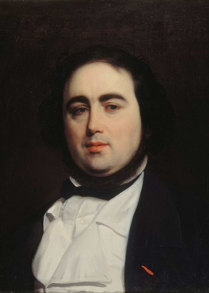 Portrait of a Man in Dark Suit