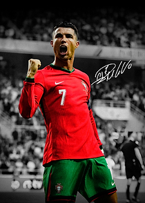 Cristiano Ronaldo Celebration Portrait