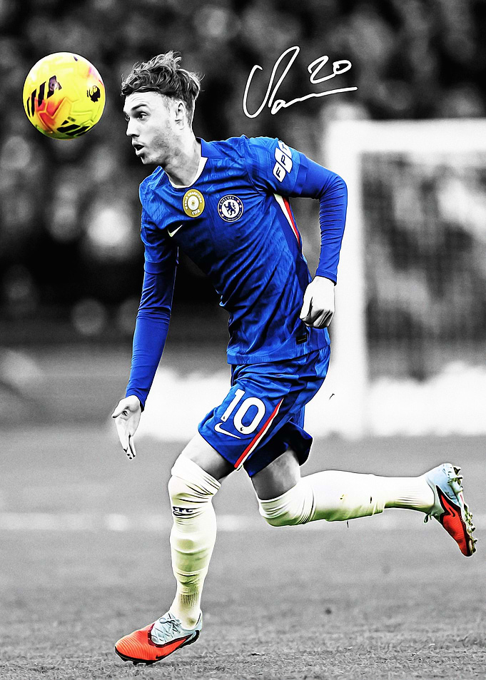 Palmer Player in Action with Ball