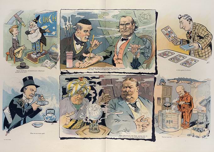 Political Cartoon: Fortune Telling and Politics