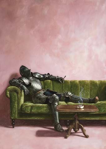 Relaxing Knight in Shining Armor