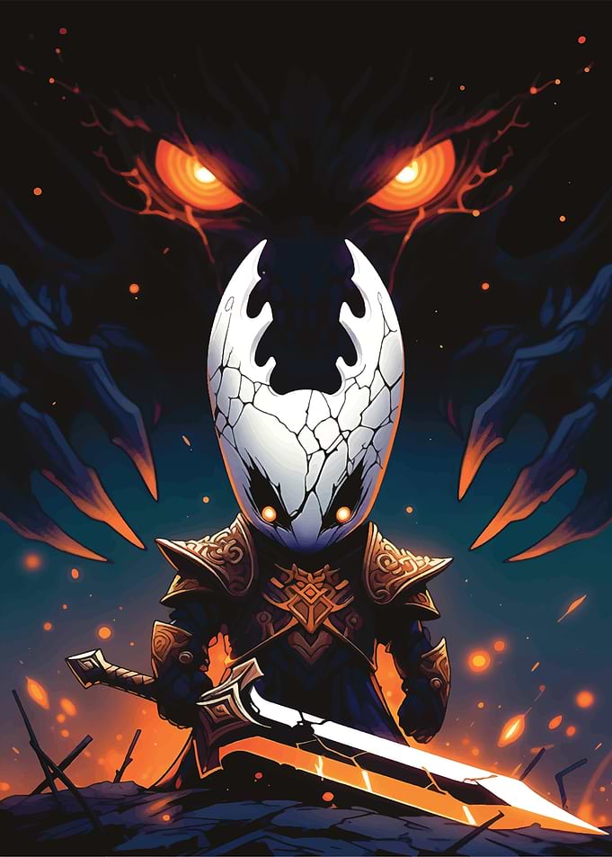 Hollow Knight and the Radiance