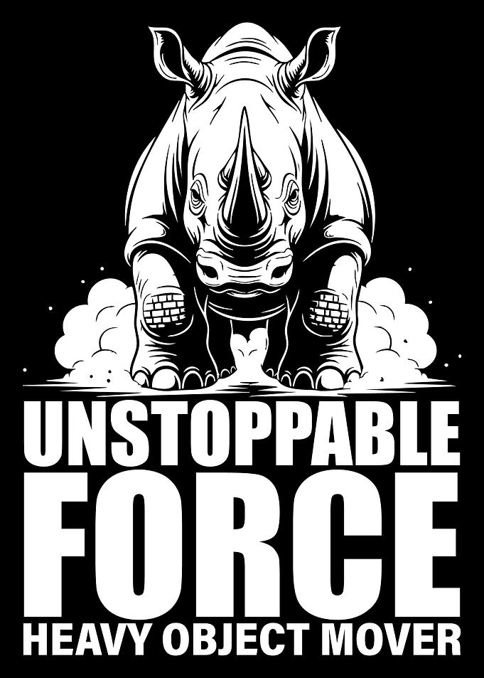 Unstoppable Force Rhino Heavy Object Mover