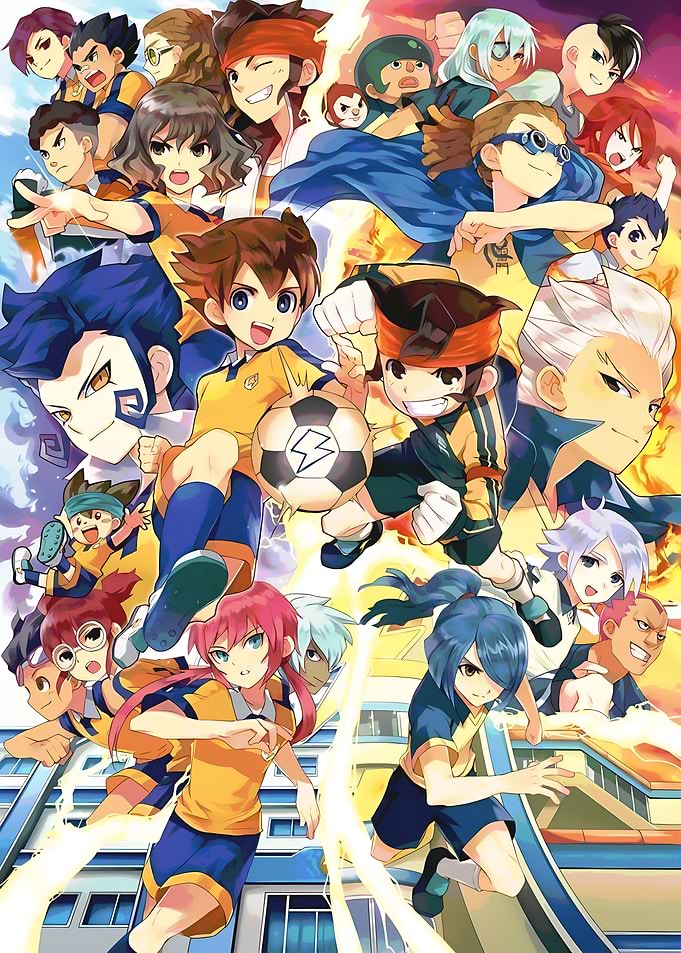Inazuma Eleven Anime Team Illustration
