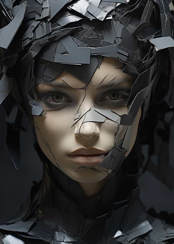Abstract Surreal Portrait
