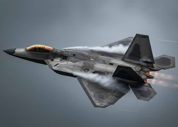 F-22 Raptor in Flight