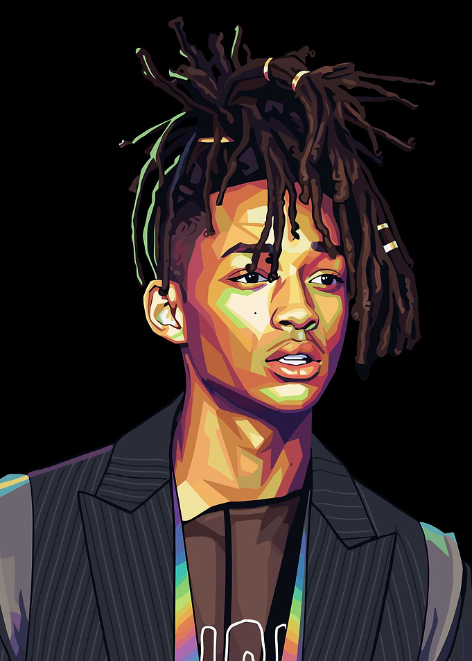 Jaden Smith Portrait Digital Art