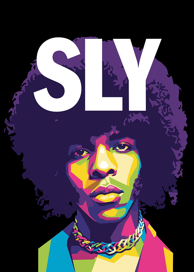 Sly Stone Pop Art Portrait
