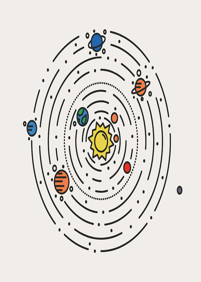 Solar System Illustration