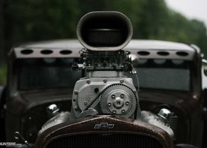 Vintage Chevrolet Hot Rod Engine