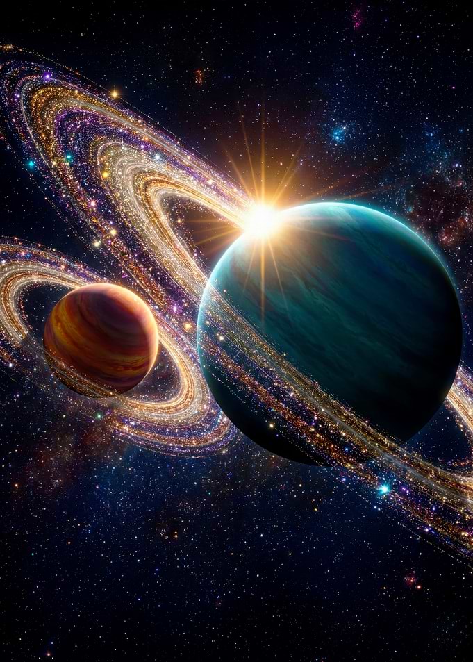 Planets and Rings in Deep Space