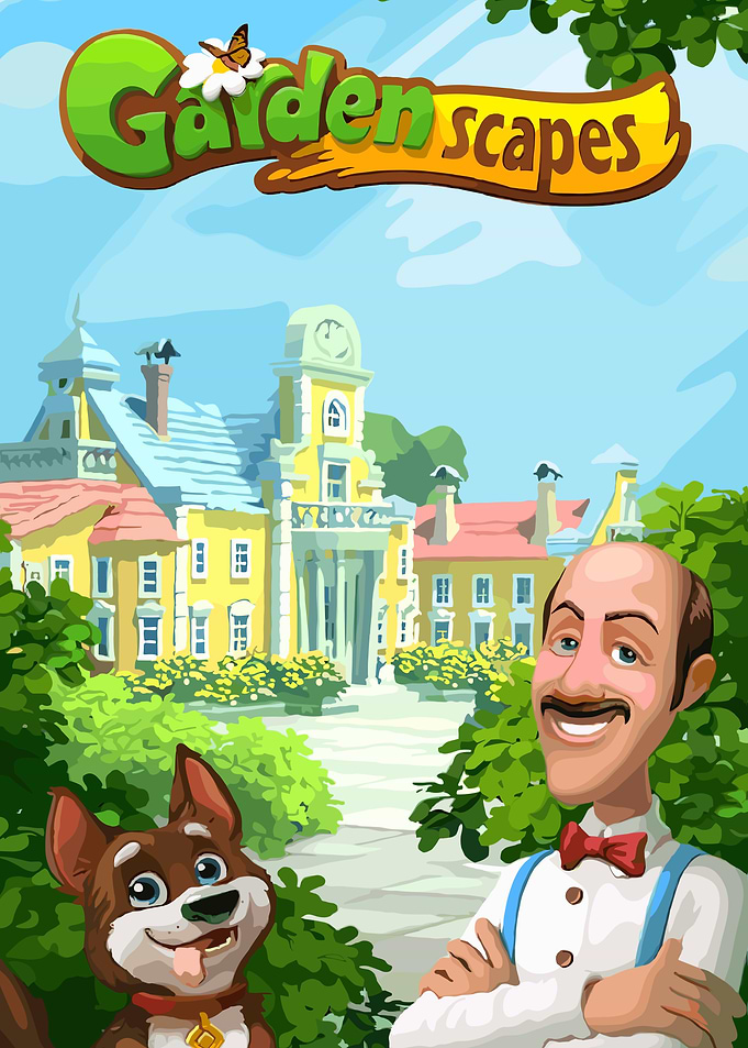 Gardenscapes Game Cover Art