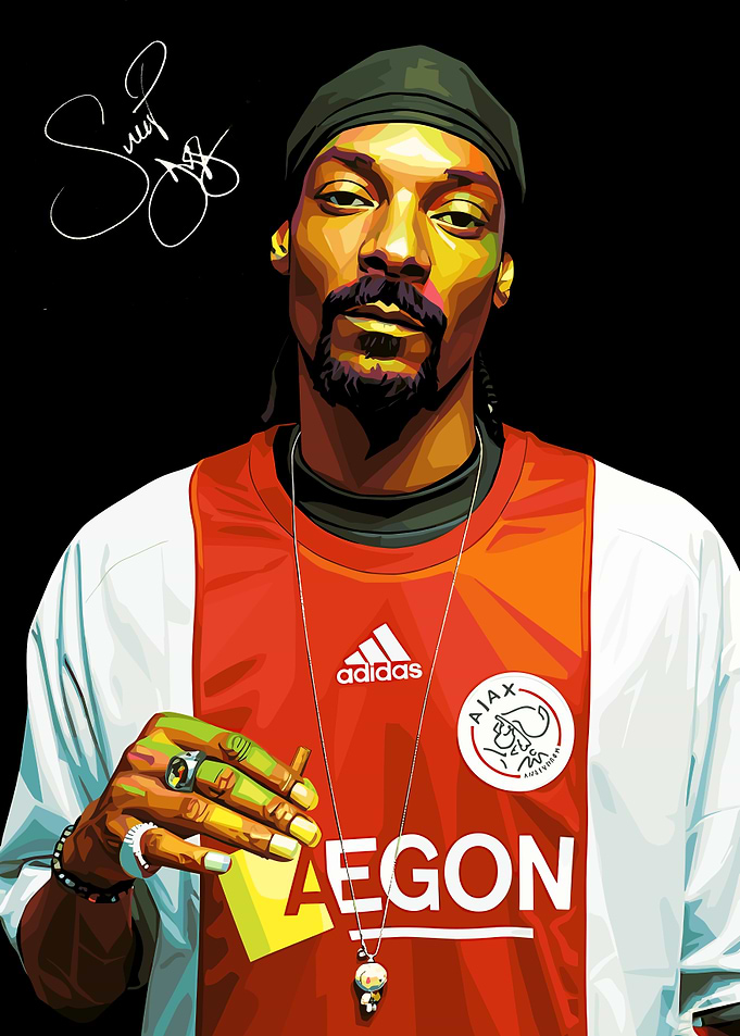 Snoop Dogg in Ajax Jersey