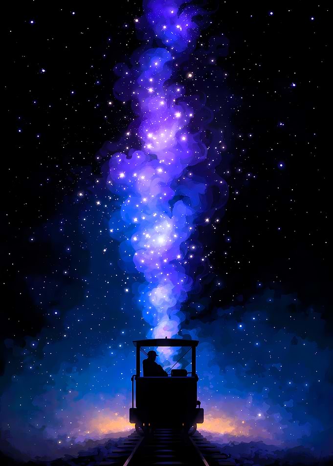 Cosmic Train Journey