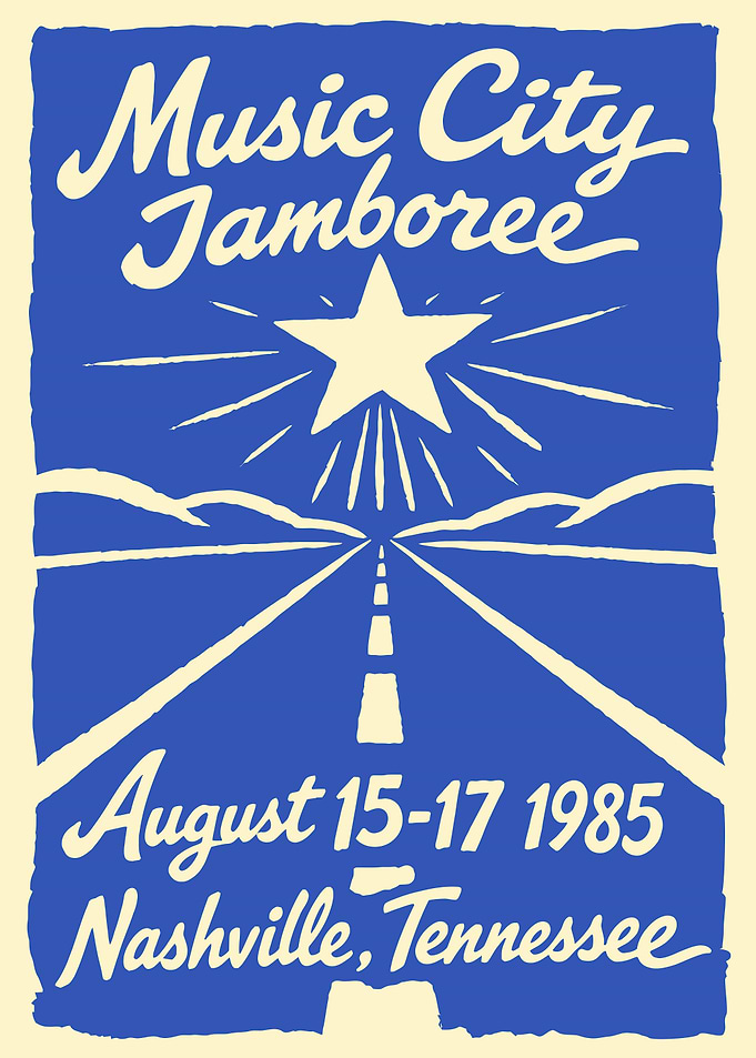 Music City Jamboree 1985 Poster
