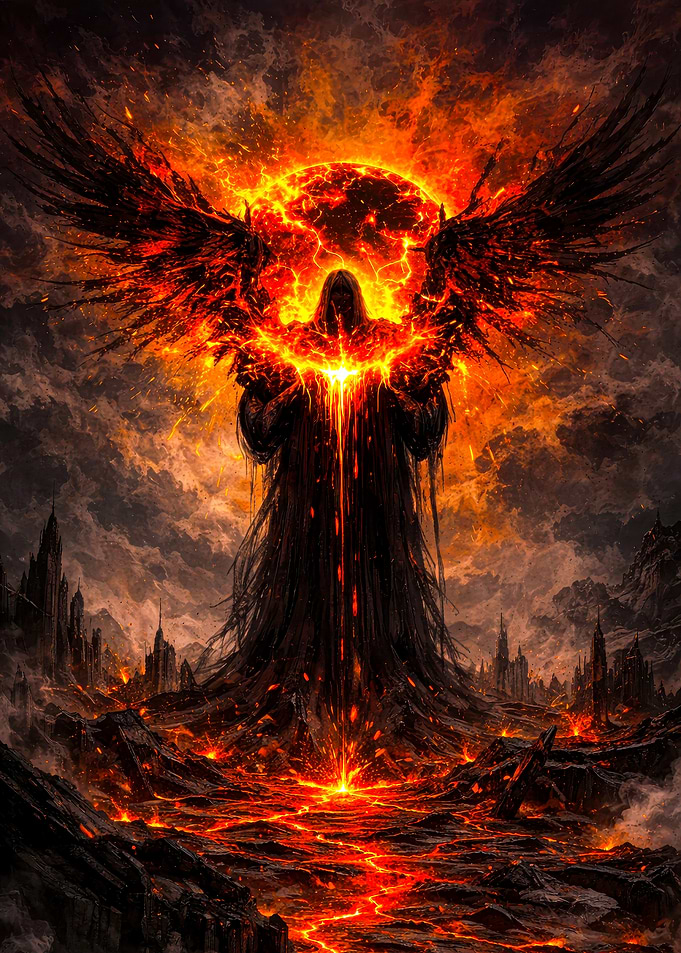Fiery Angel of Destruction