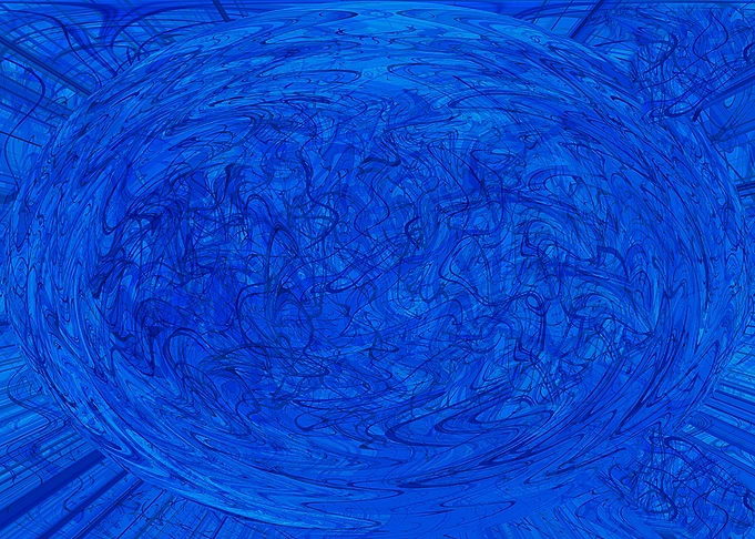 Abstract Blue Swirl GHJ1