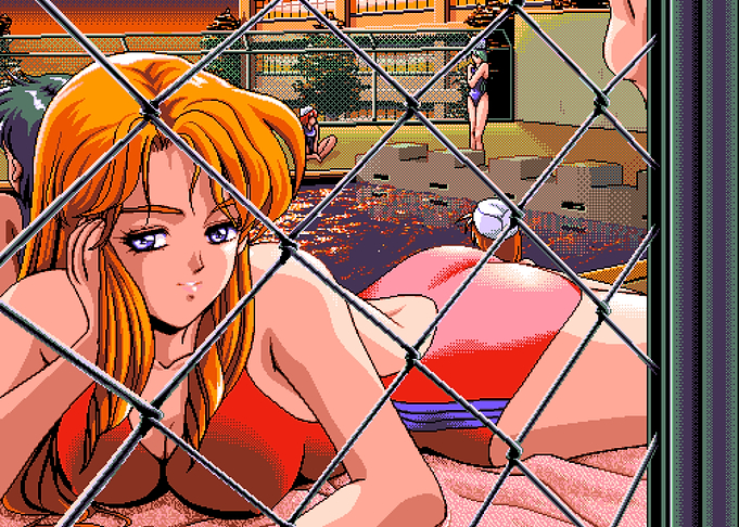 Anime Girls at the Pool
