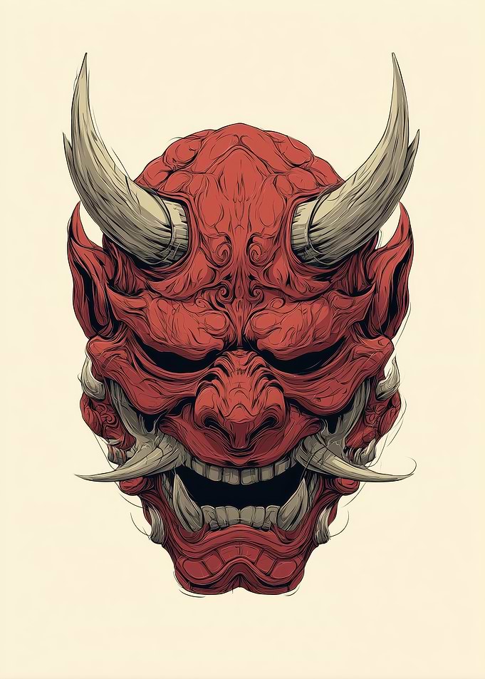 Red Oni Mask